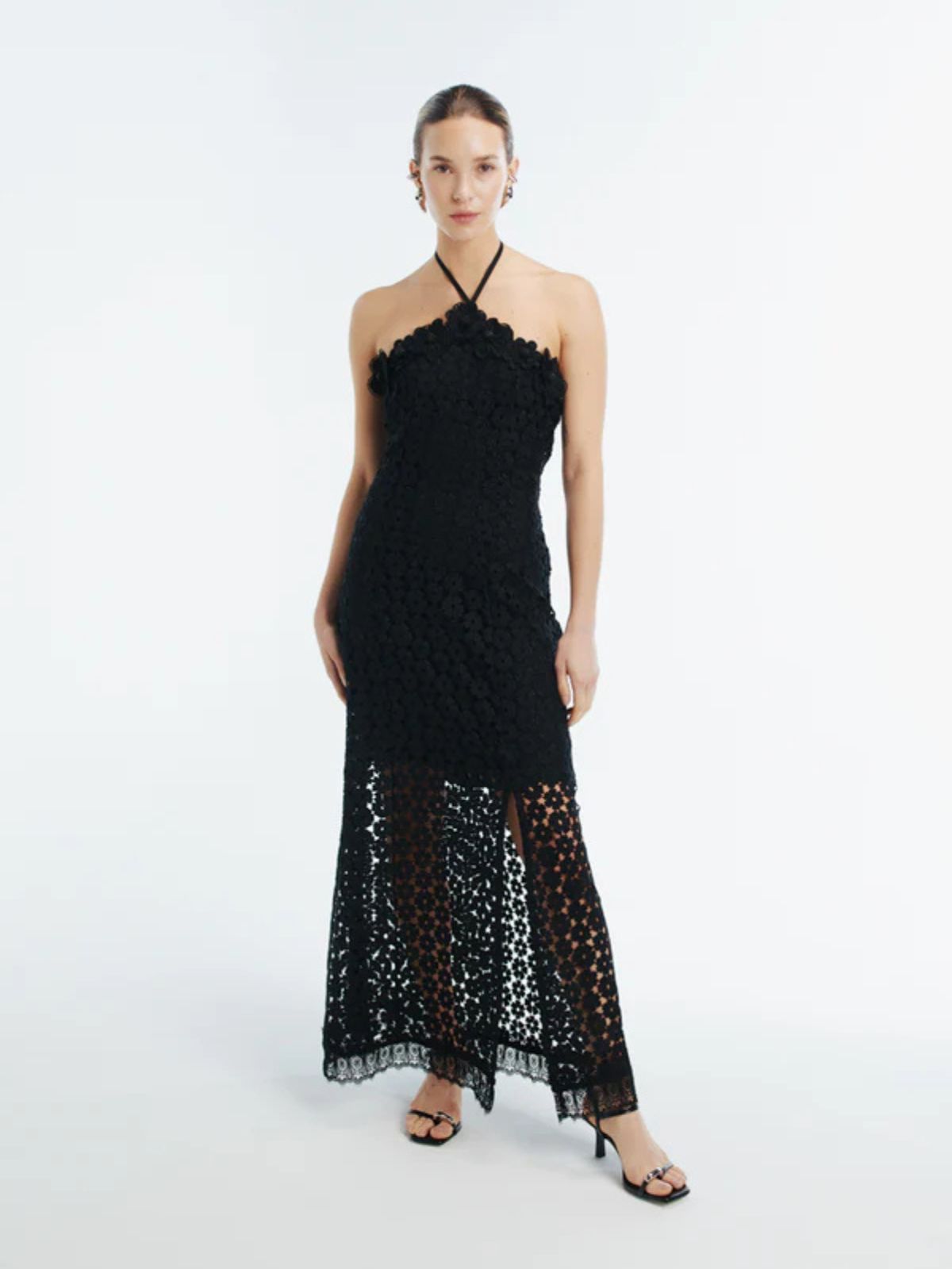 Celestina maxi dress black