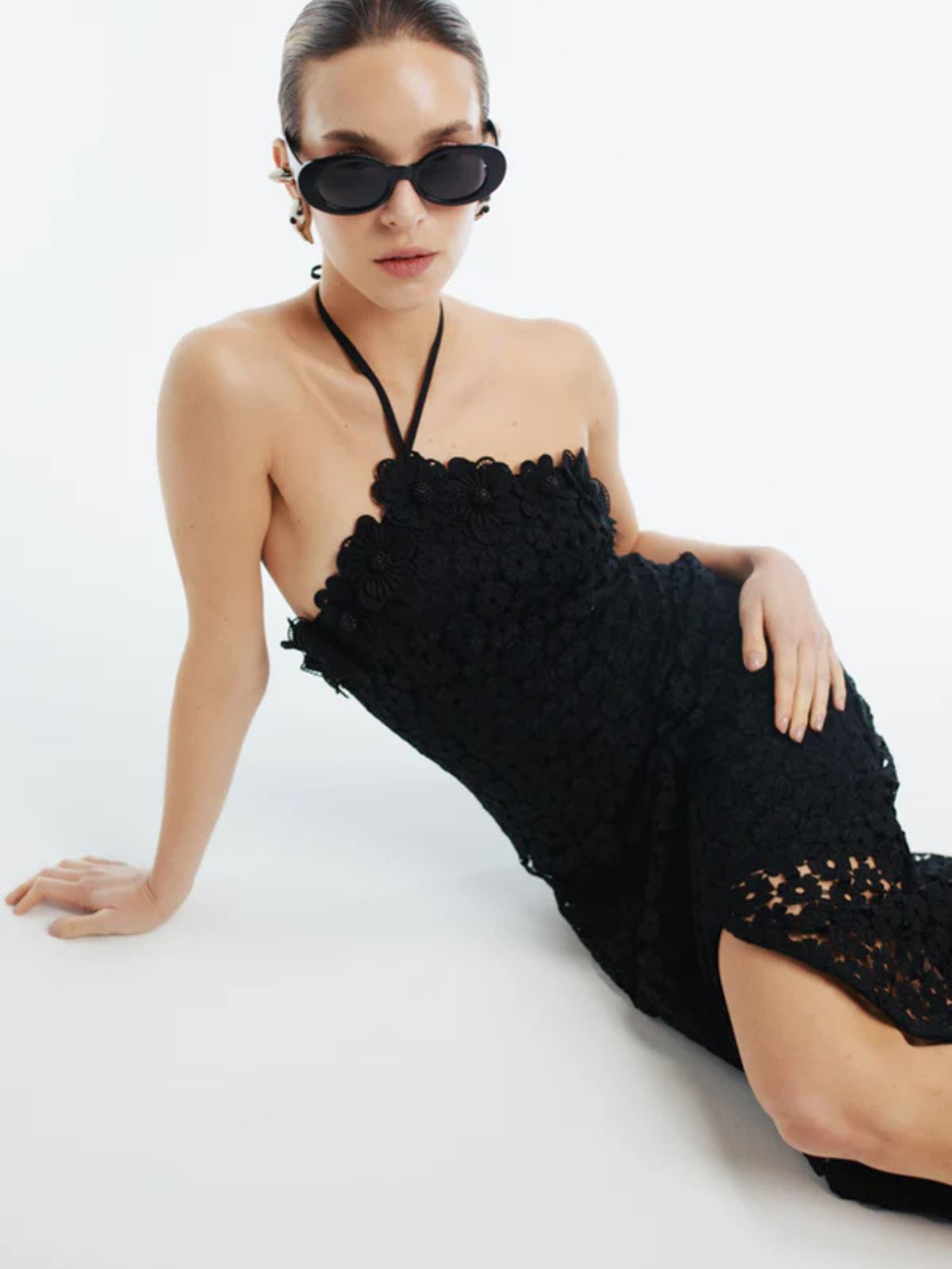 Celestina maxi dress black