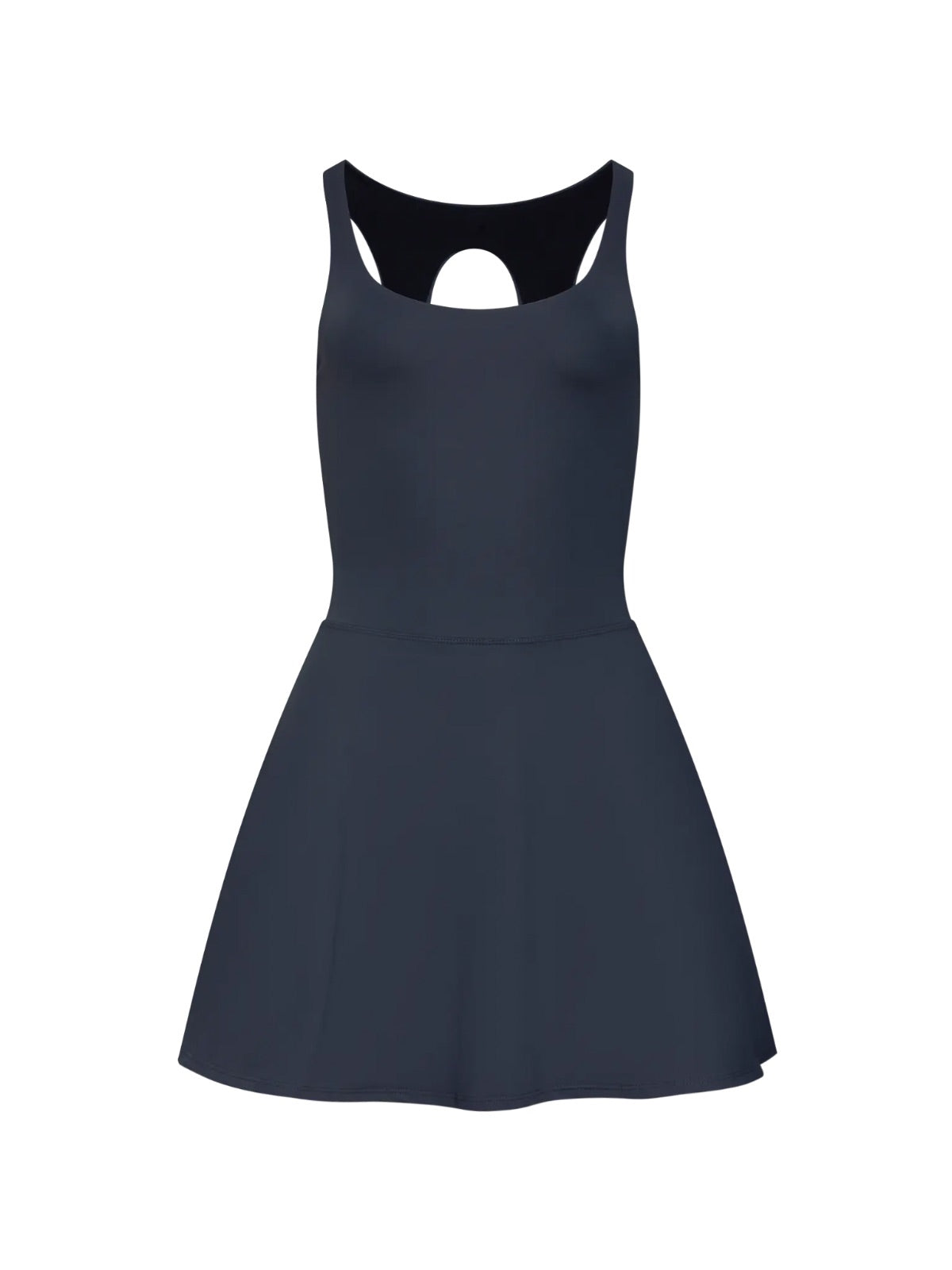 Charcoal Inhale Mini Dress - Low Intensity