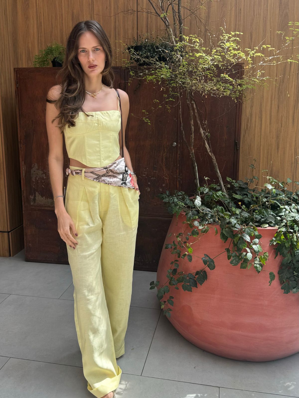 Classic high rise pants