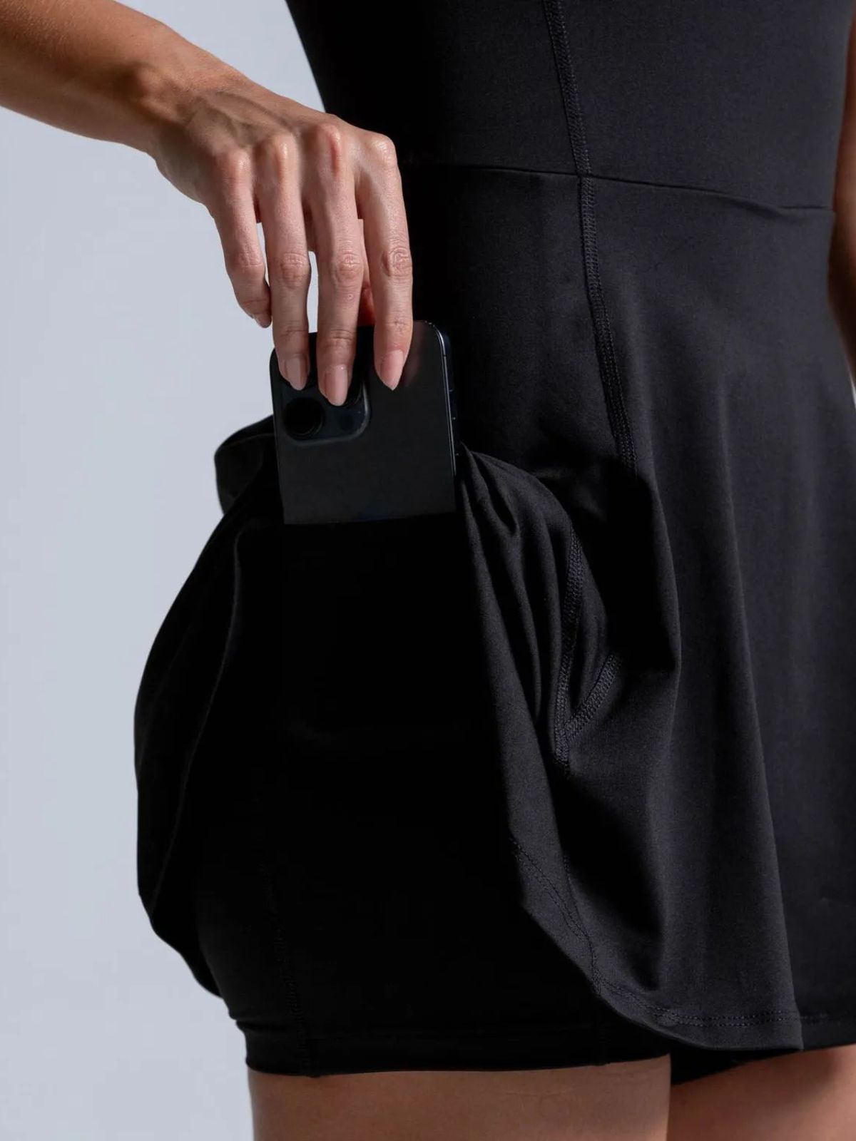 Vestido deportivo con biker interno para mujer