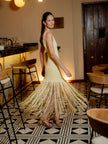 Vestido Aurora Fringe Midi