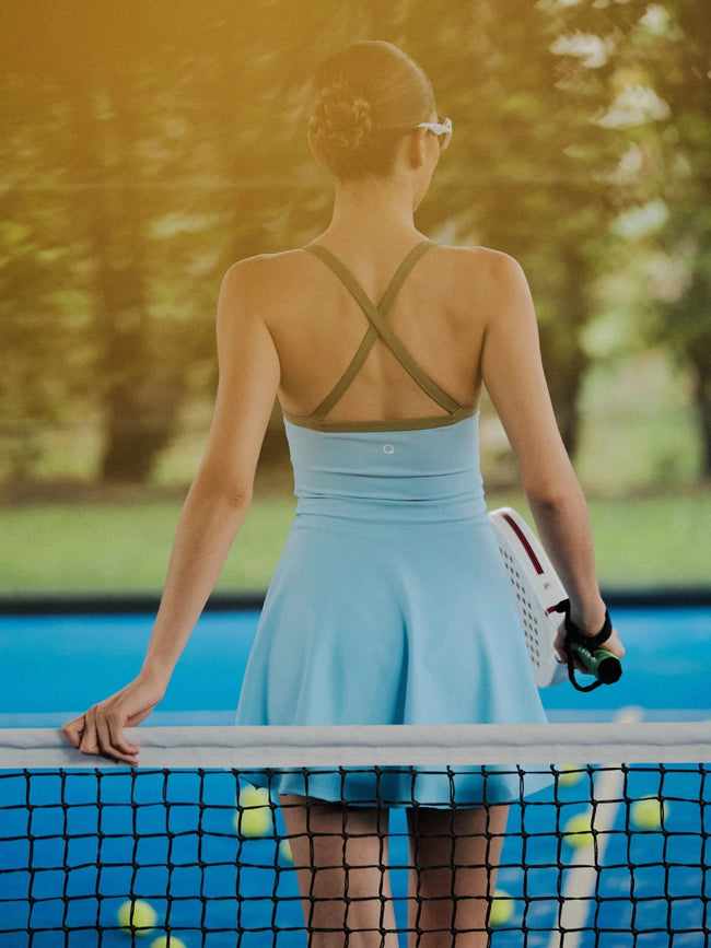 Serenity Blue Mantra Dress