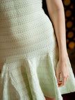 Vestido Corto en Tejido de Punto