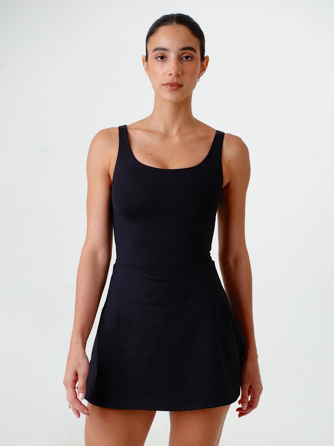 Black Ballerina Mini Dress - High Intensity