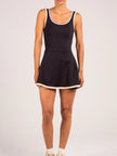 Black - Beam Mini Dress