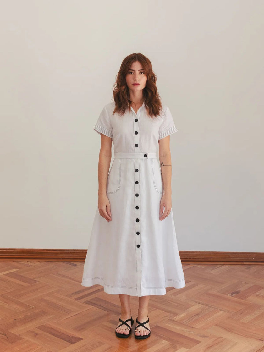 Vestido Anya Lino