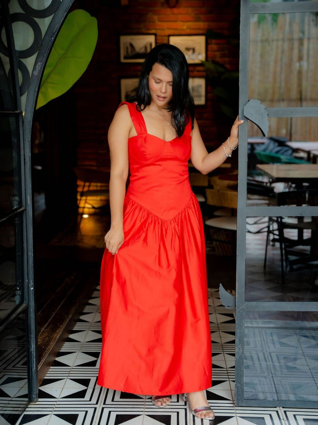 Vestido Valeria Red – Encantadore