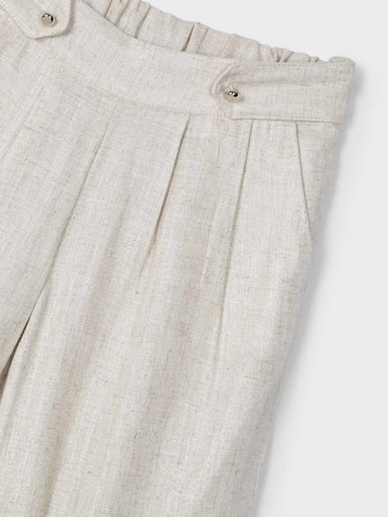 Pantalon fluido lino niña