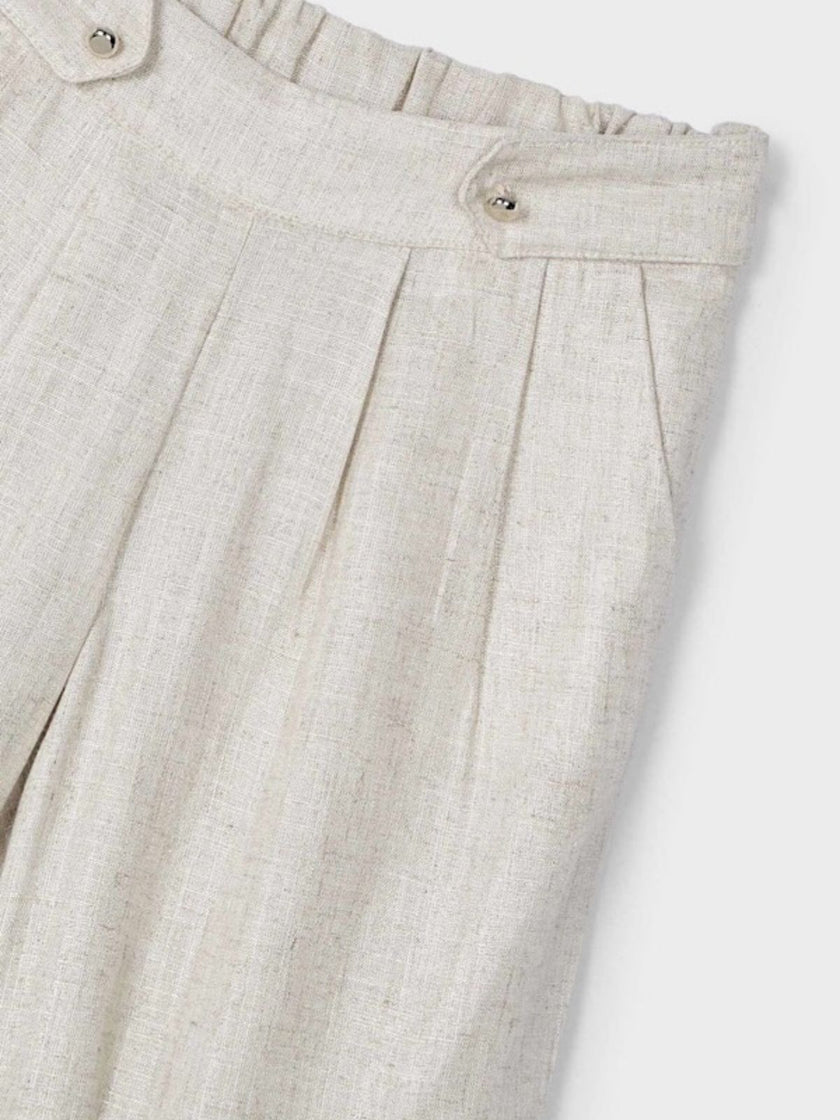 Pantalon fluido lino niña
