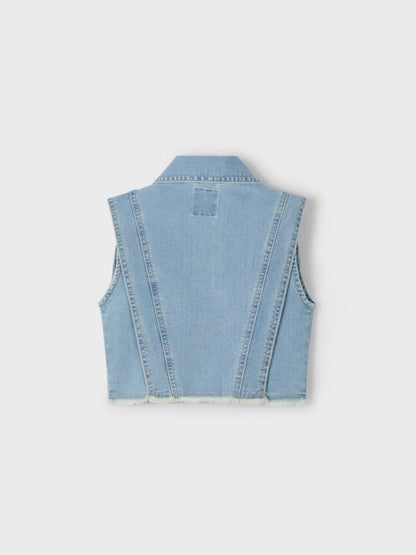 Chaleco denim niña