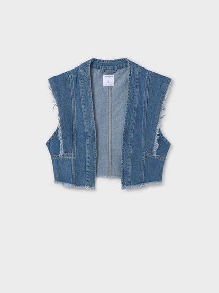 Chaleco denim chica