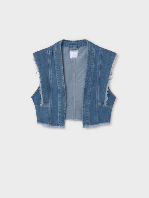 Chaleco denim chica