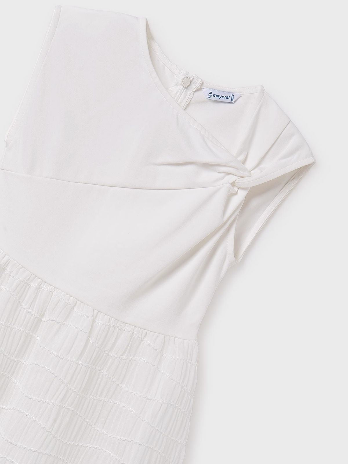 Vestido combinado chica