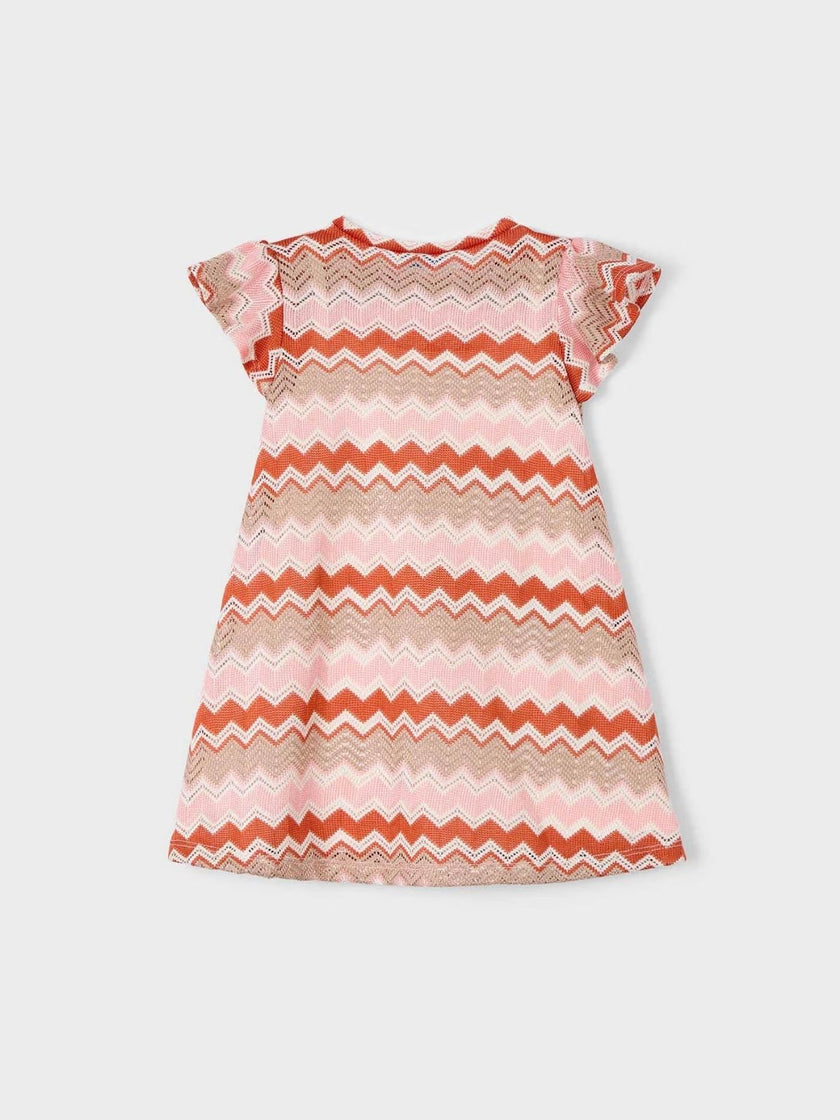 Vestido zigzag niña