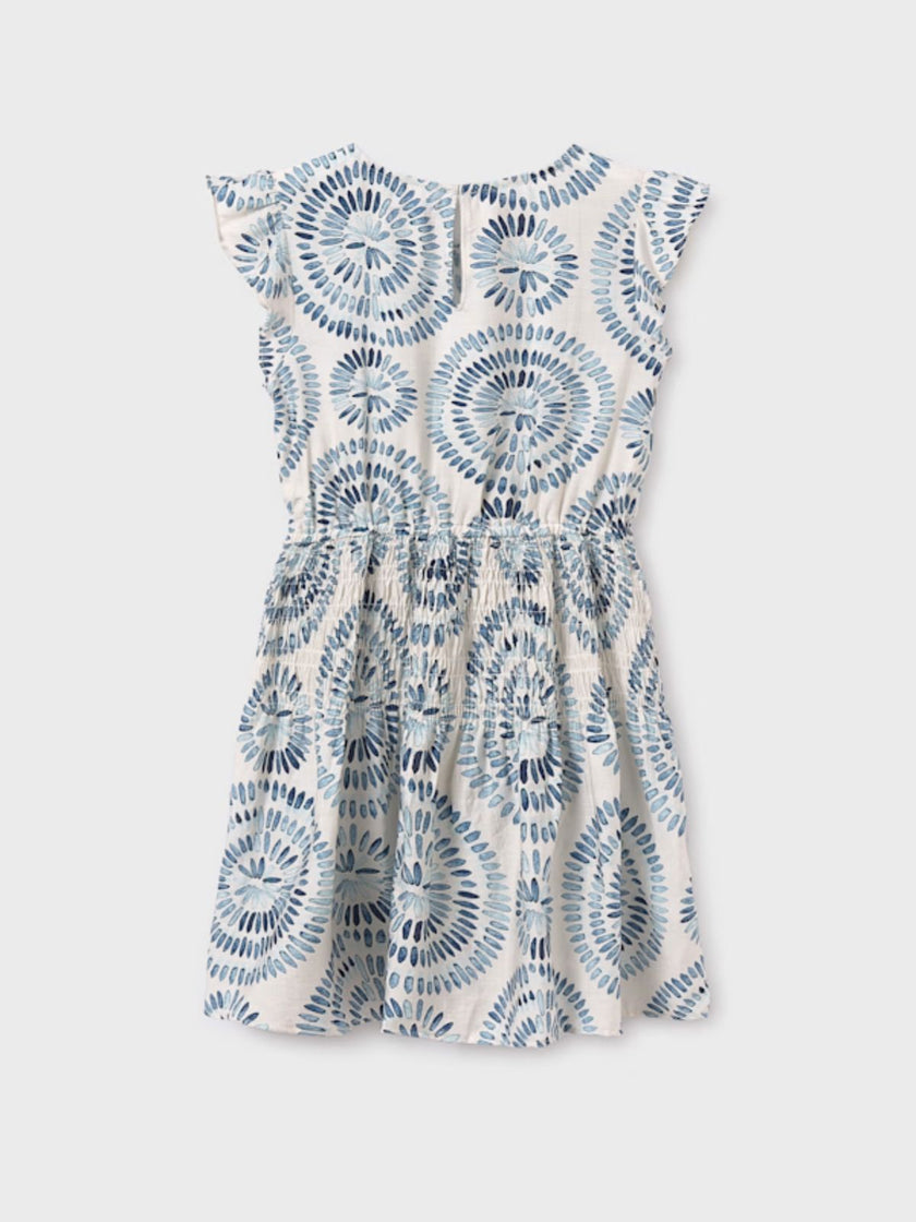 Vestido estampado chica