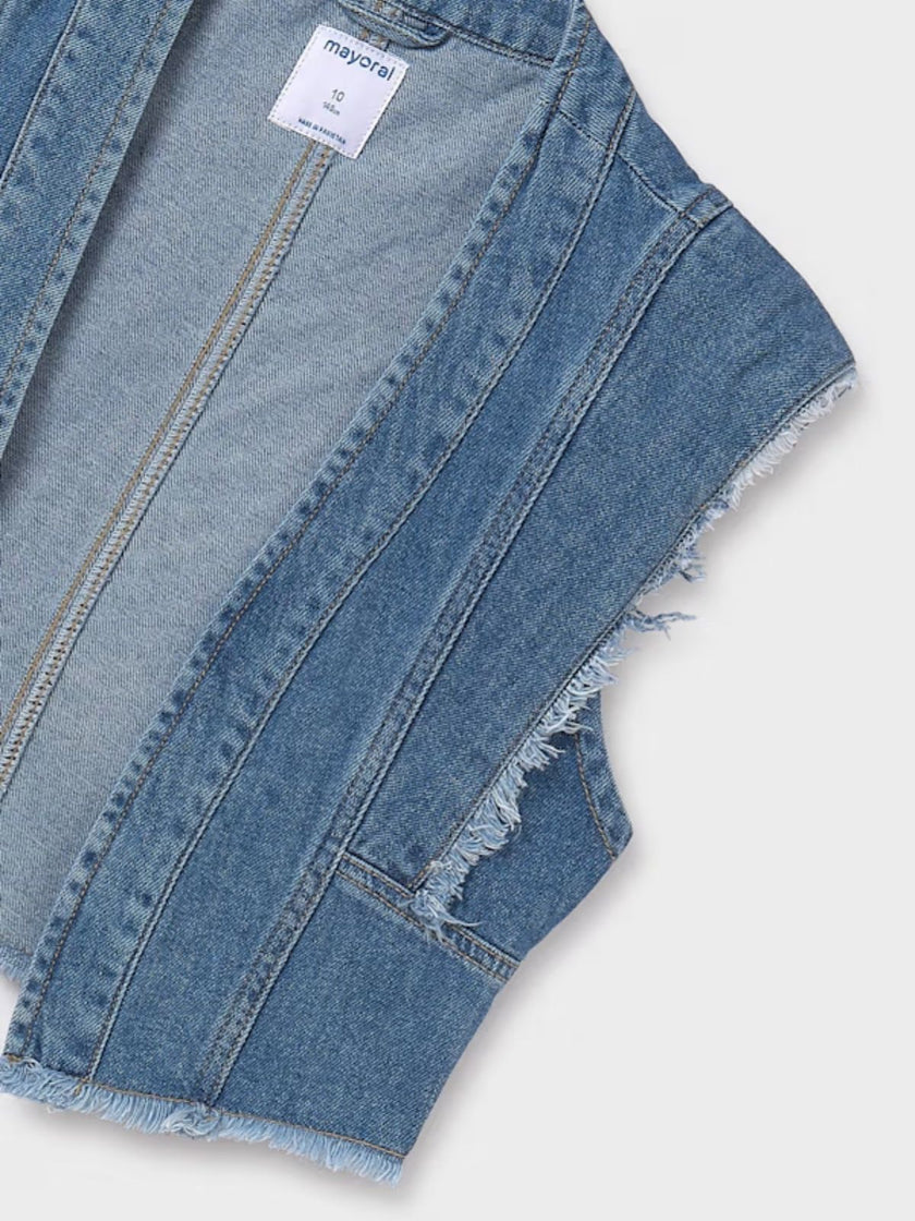 Chaleco denim chica