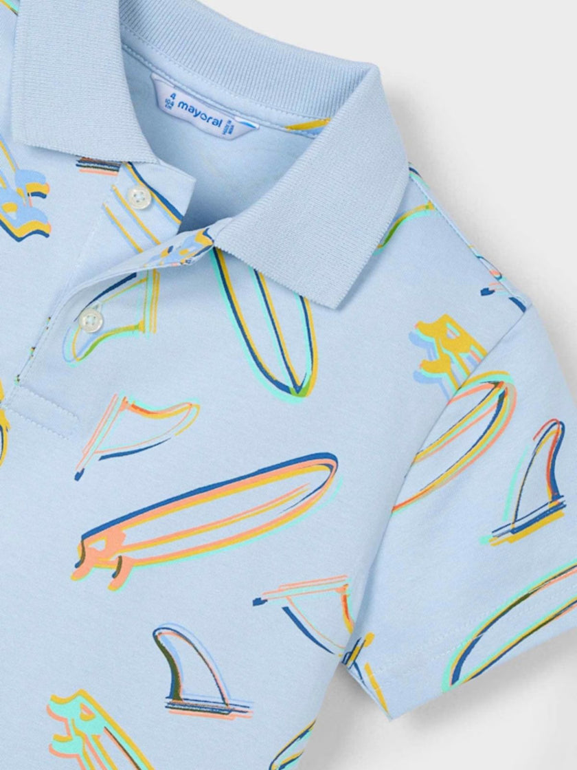 Polo estampado verano niño