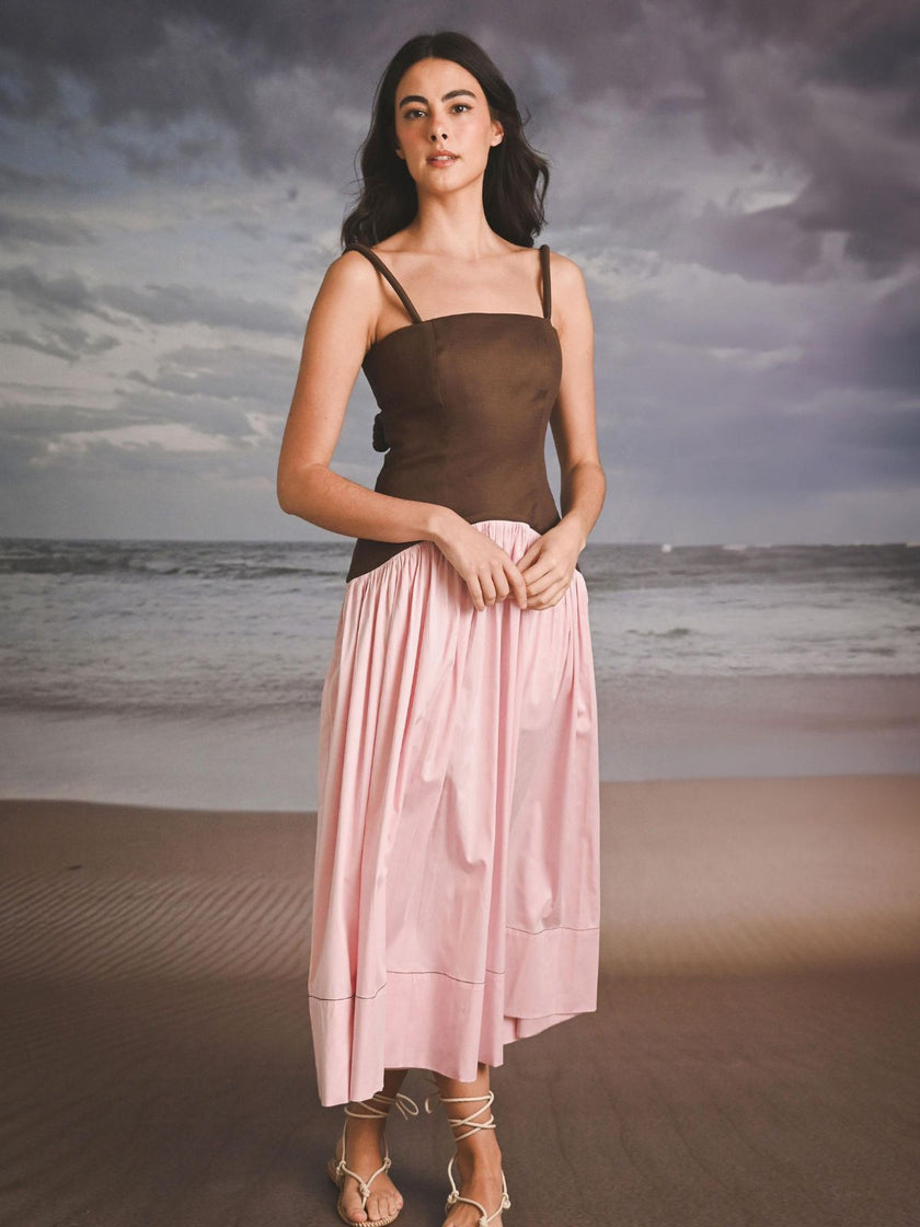 Vestido Bicolor Amélie