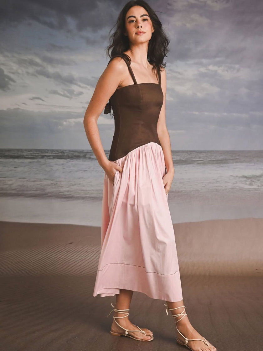 Vestido Bicolor Amélie