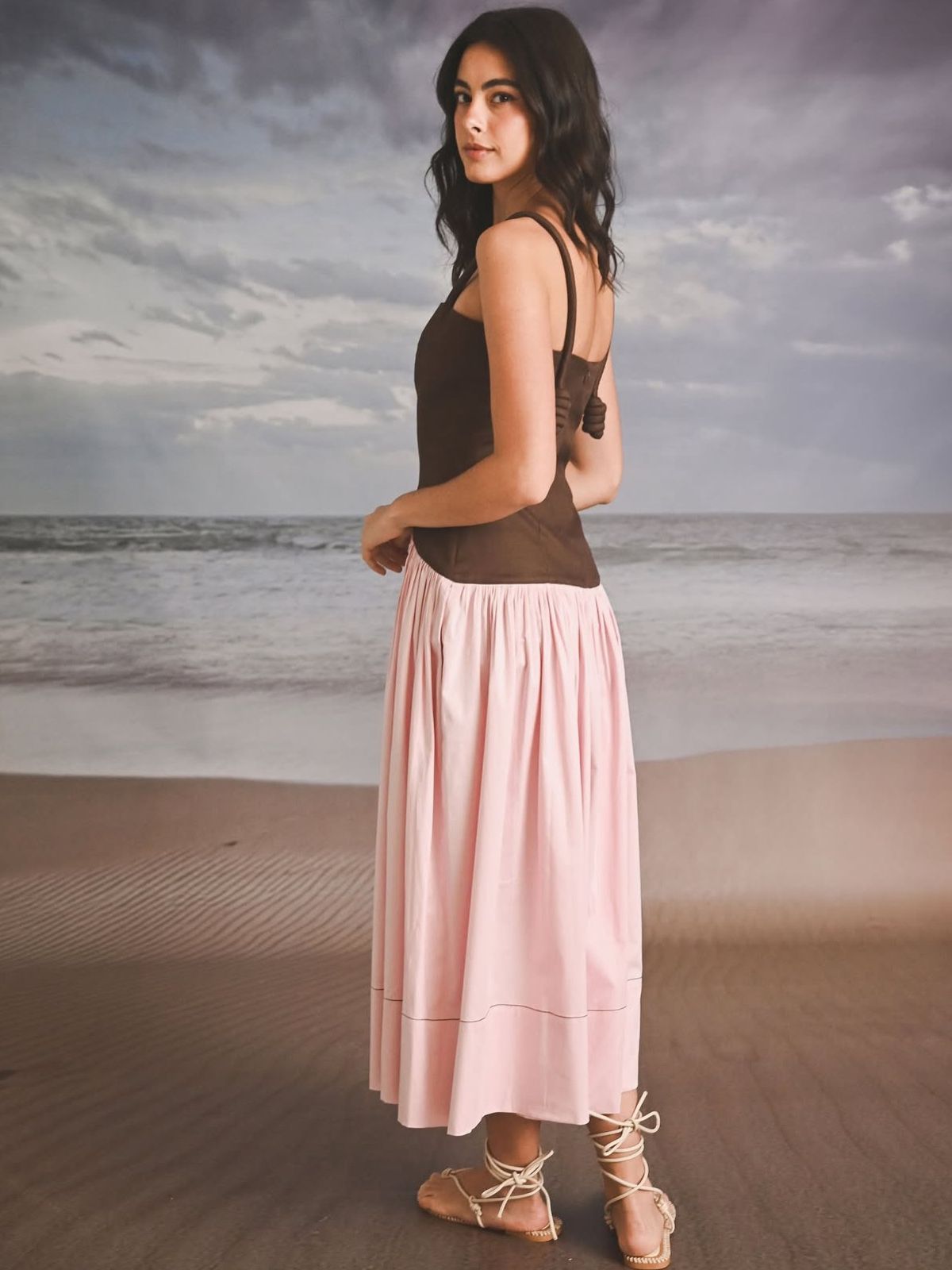 Vestido Bicolor Amélie