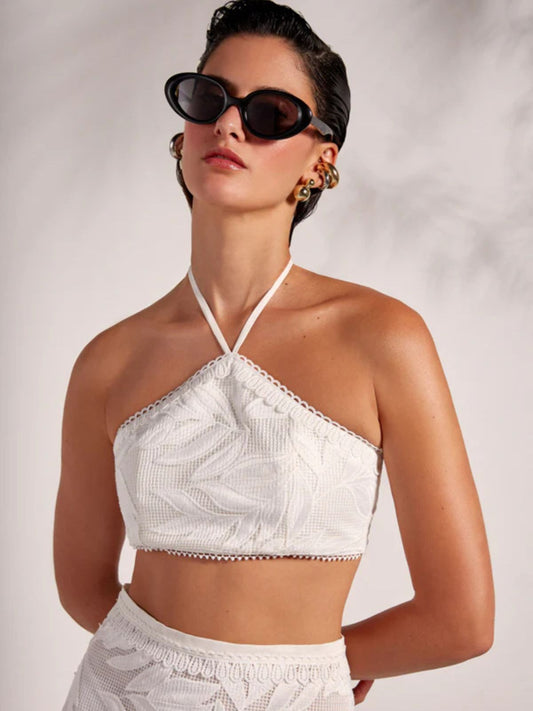 Arya maxi skirt white