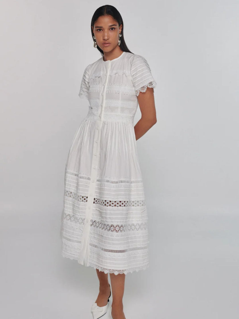 Camila dress white