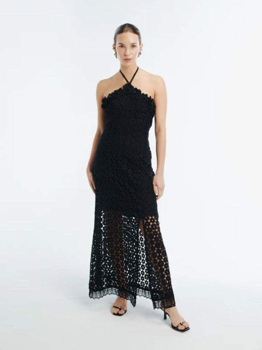 Celestina maxi dress black