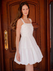 Vestido white bloom