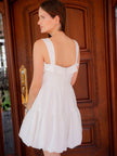 Vestido white bloom