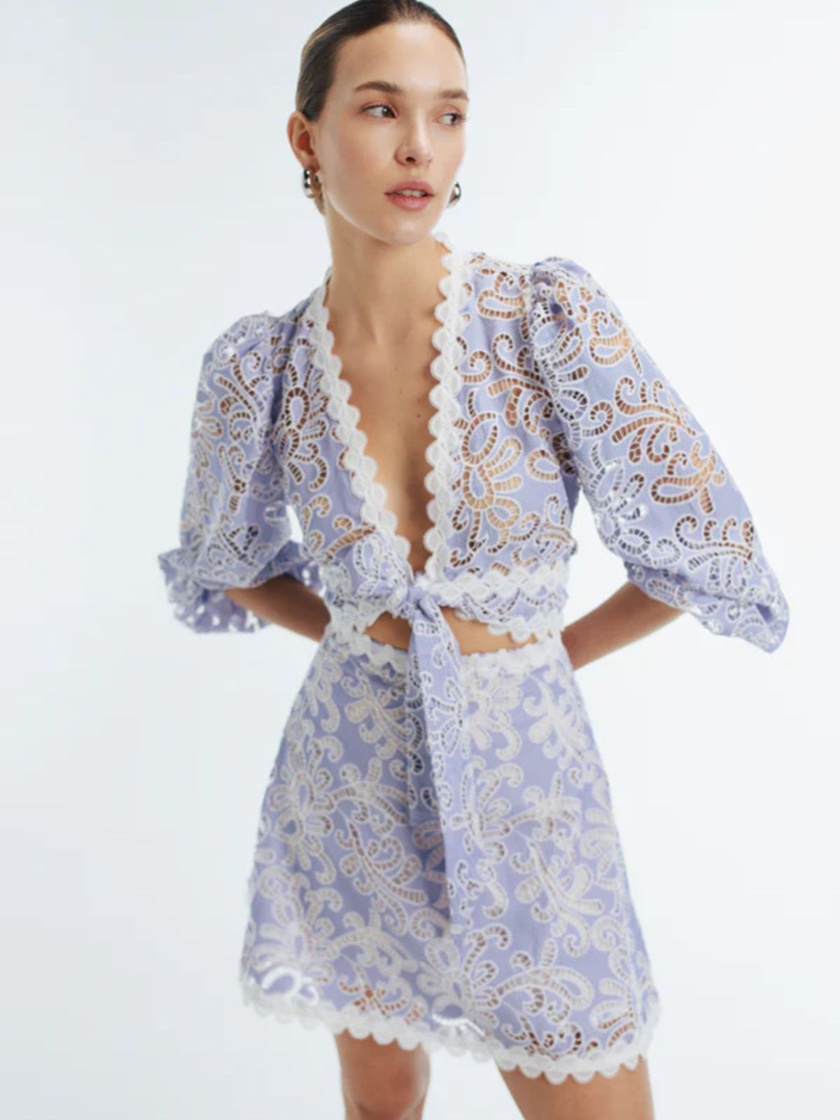 Cecil mini skirt blue