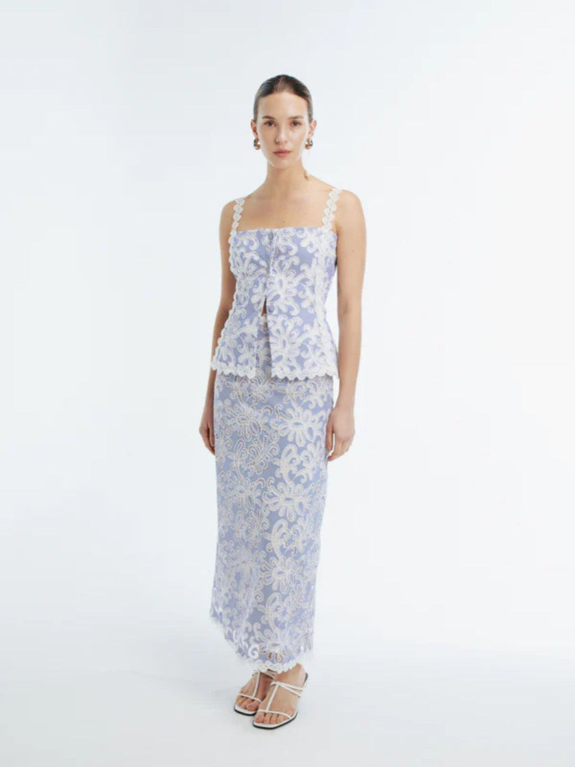 Nina maxi skirt blue