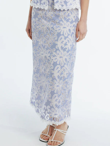 Nina maxi skirt blue