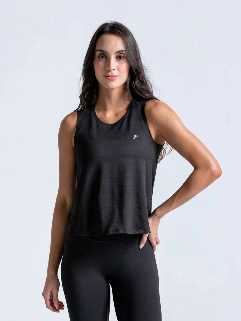 Esqueleto deportivo traspirable negro