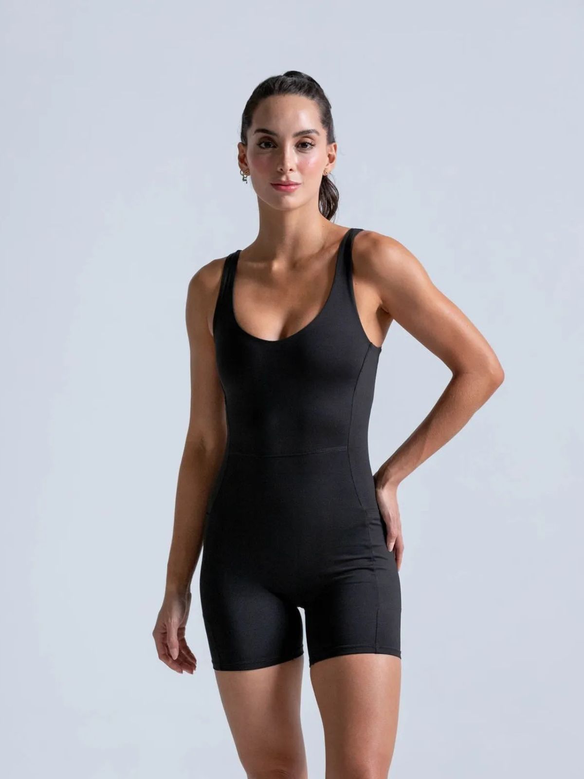 Enterizo Deportivo Negro