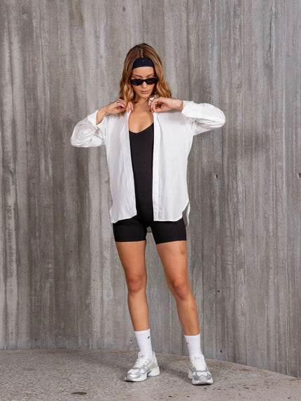 Enterizo Deportivo Negro