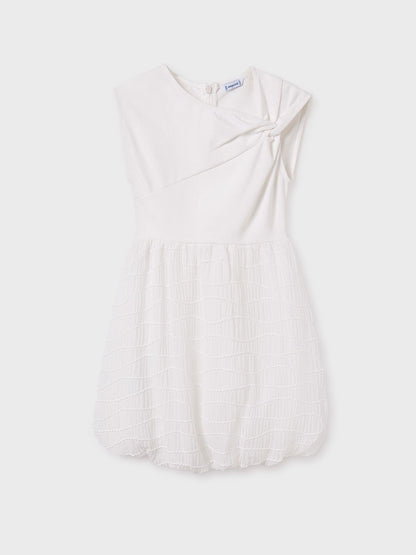 Vestido combinado chica