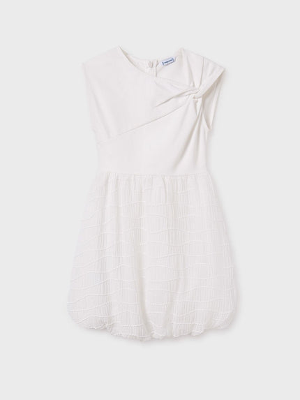 Vestido combinado chica