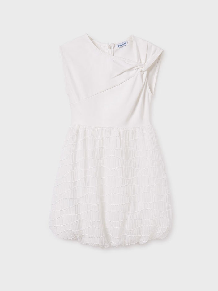 Vestido combinado chica