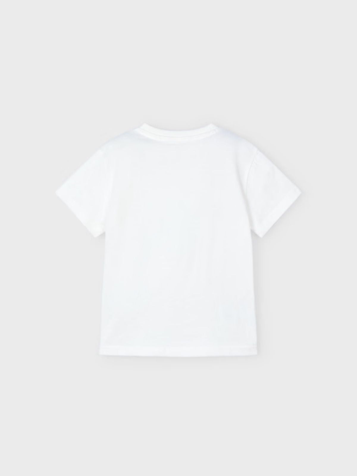 Camiseta bolsillo estampado niño