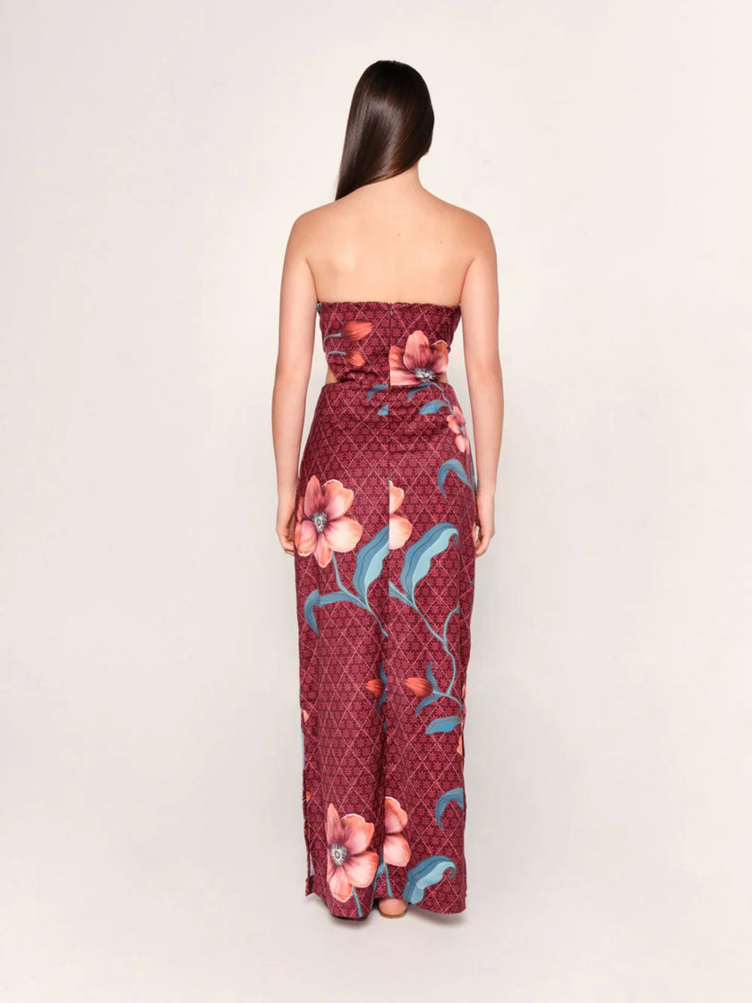 Vestido Leonor Floral Maxi