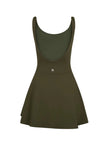 Evergreen mini dress
