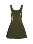 Evergreen mini dress