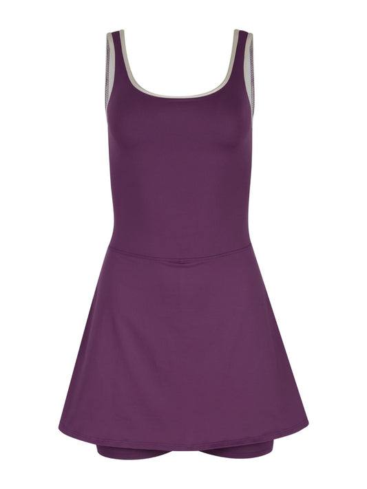 Lavanda fiesta mini dress
