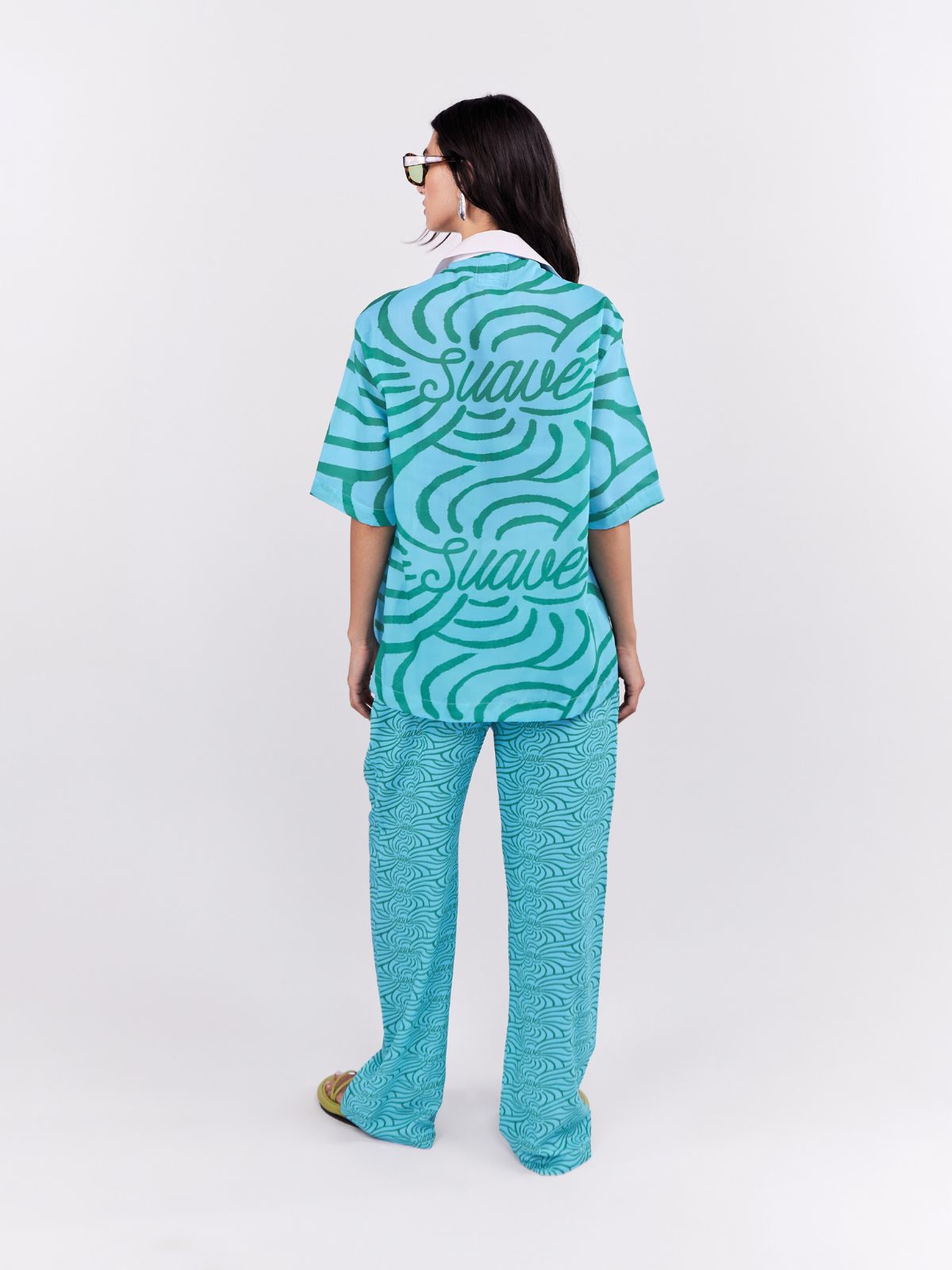 Blusa Suave Turquesa